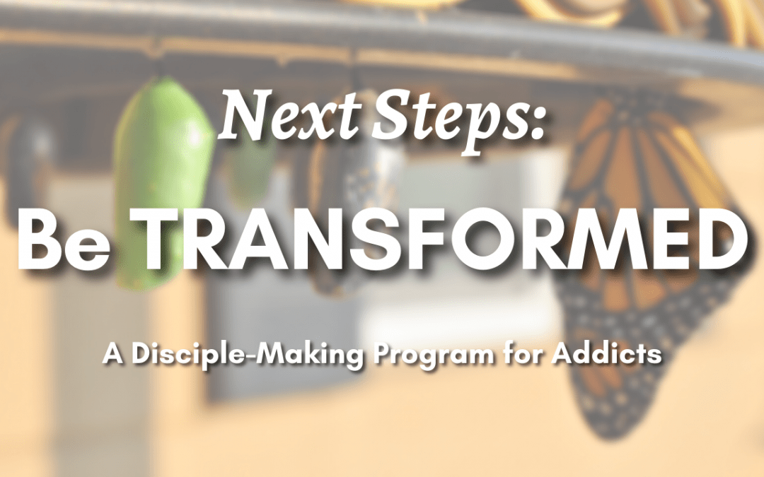 Next Steps: Be TRANSFORMED – Addiction Discipleship Program